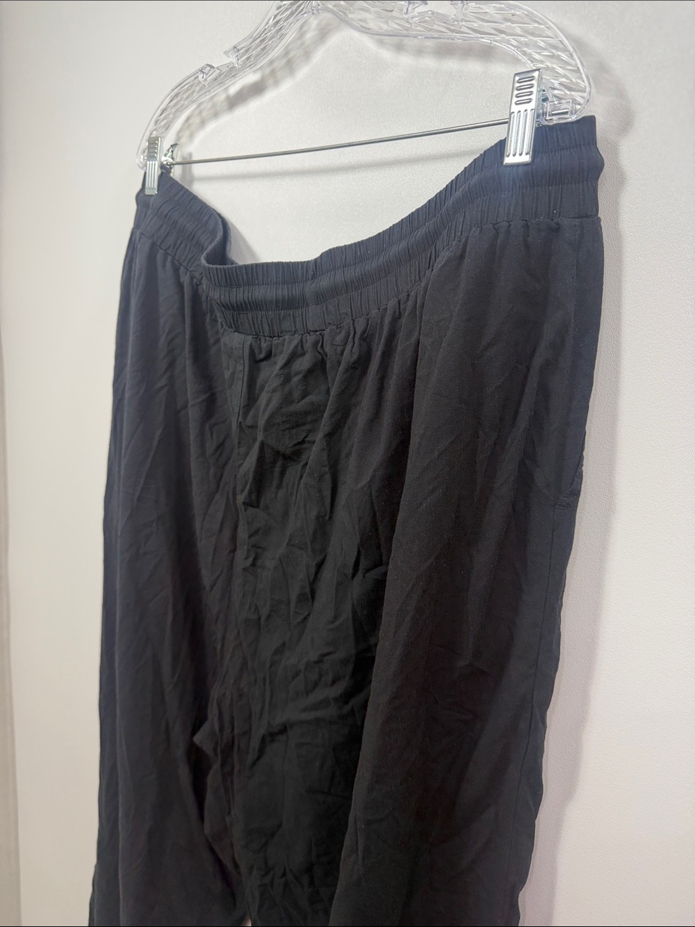 HALARA Wide leg black pull on pants size 2X.NWT - Picture 8 of 9